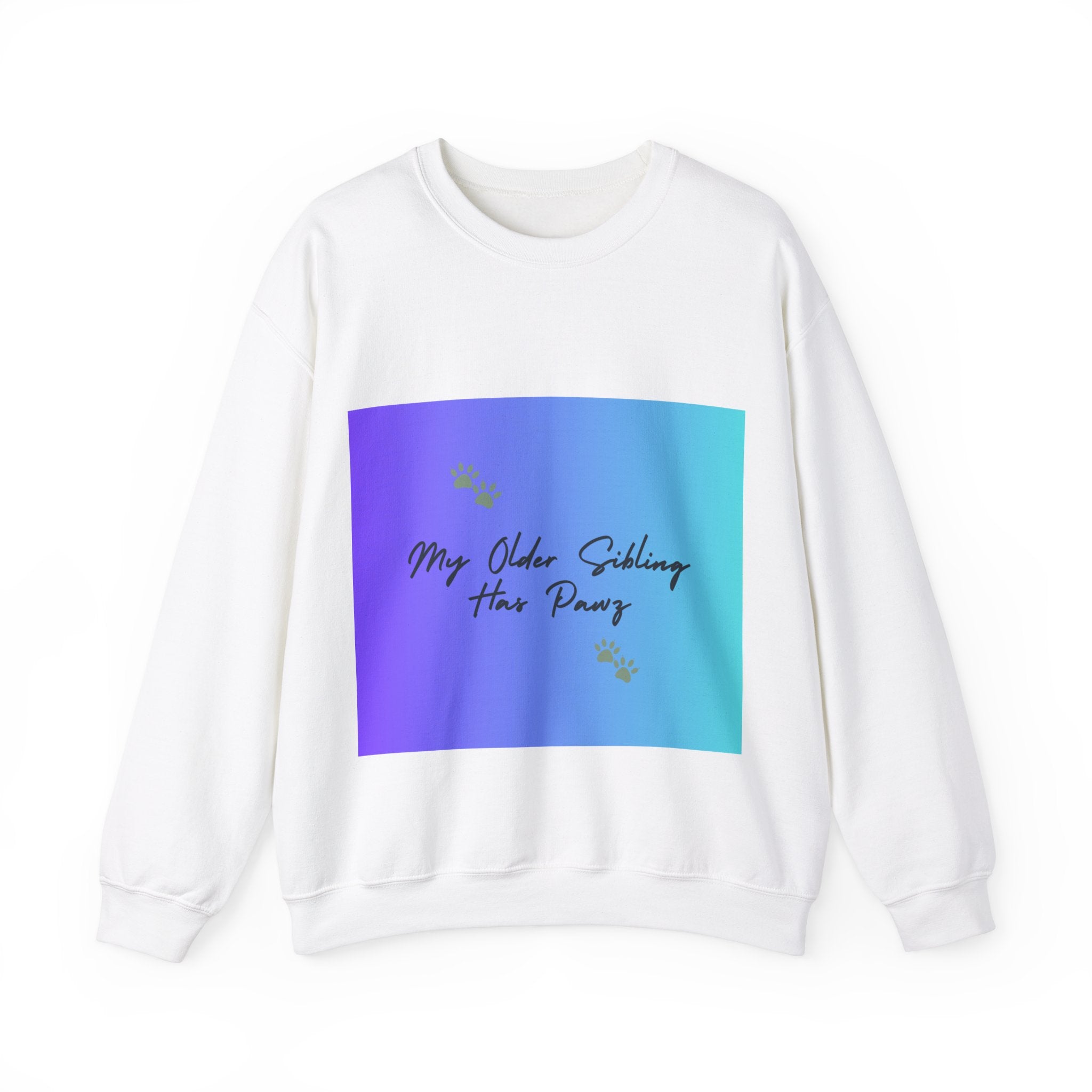 My Older Sibling Has Pawz Crewneck Sweatshirt