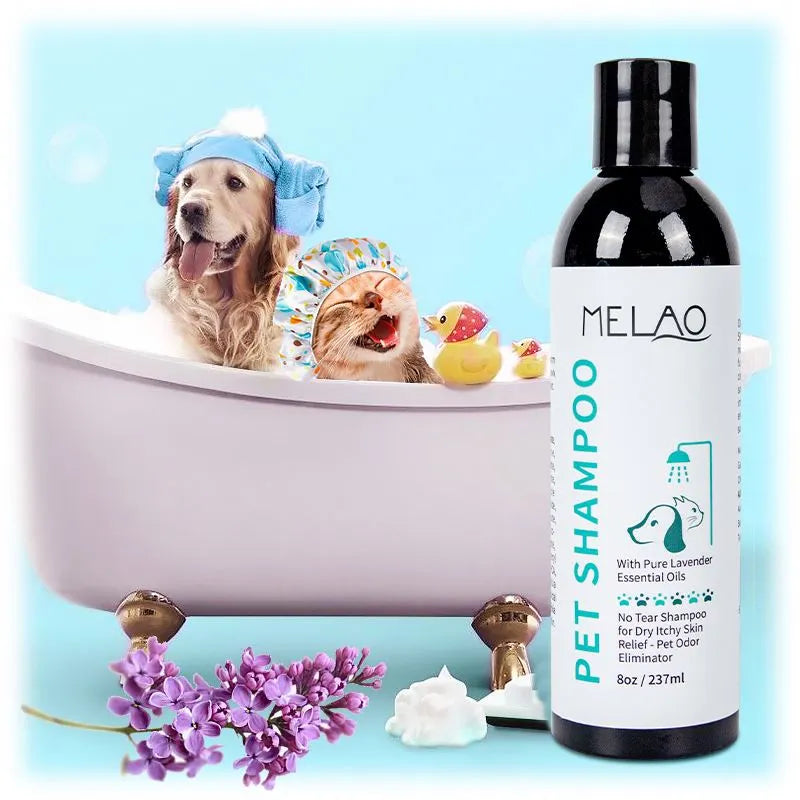 Pet Shampoo And Conditioner 2 In 1 Natural Moisturizing Shampoo Moisturizing Dog Shampoo For Sensitive Skin PH Balanced Shampoo