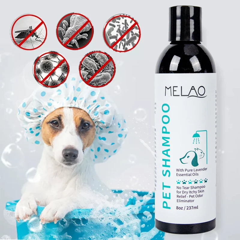 Pet Shampoo And Conditioner 2 In 1 Natural Moisturizing Shampoo Moisturizing Dog Shampoo For Sensitive Skin PH Balanced Shampoo