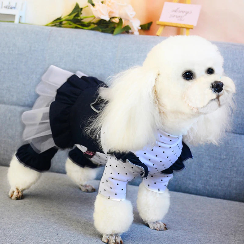 Summer Dress For Dog Pet Dog Clothes Wedding Dress Puppy Clothing Spring Fashion Dress Pet Clothes CW0331