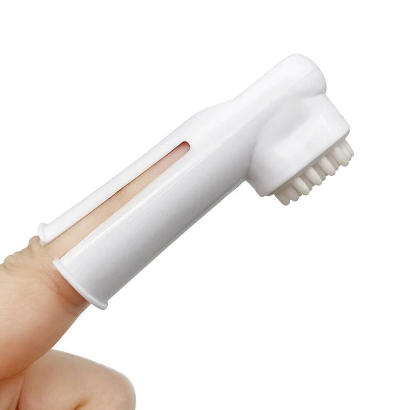 Small Pet Toothpaste Set Dogs Cats Finger Tooth Brush Oral Care Puppy Toothbrush Toothpaste Set