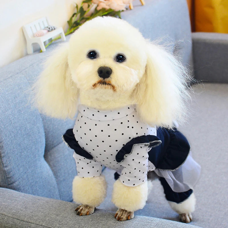 Summer Dress For Dog Pet Dog Clothes Wedding Dress Puppy Clothing Spring Fashion Dress Pet Clothes CW0331