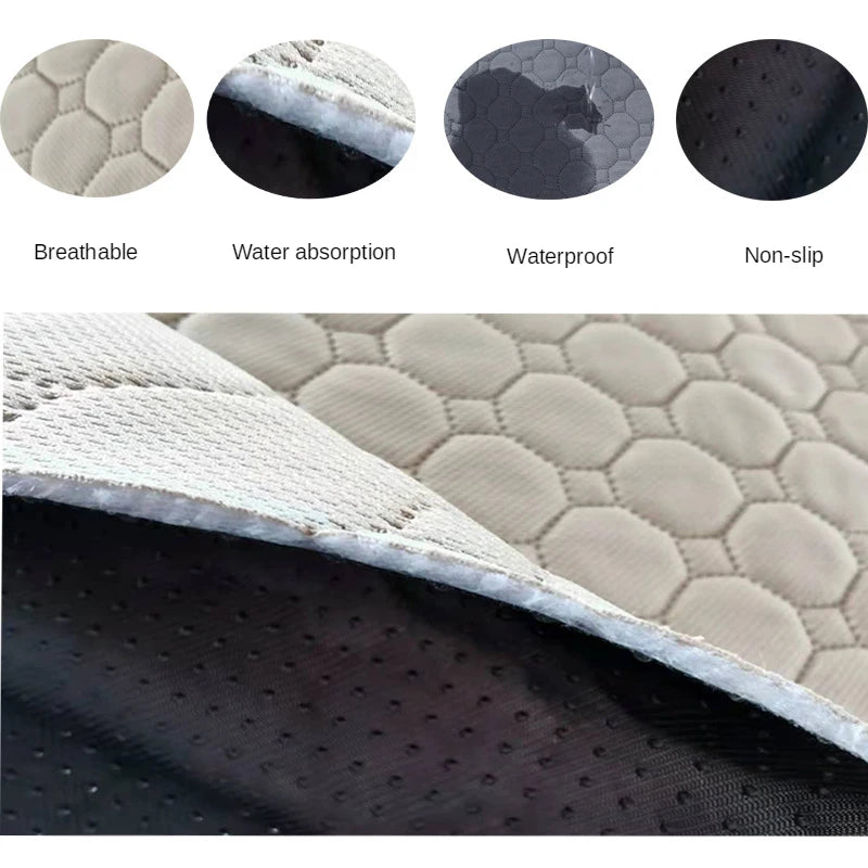 Waterproof Reusable Washable Dog Pet Diaper Mat  Training Pad Urine Absorbent Environment Protect Diaper Mat Dog Car Seat Cover