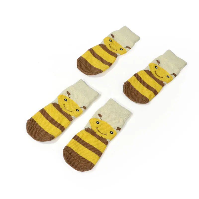 Lovely Anti-slip Pet Socks for large Dogs Warm Soft Cotton Knit Anti-Skid Bottom indoor