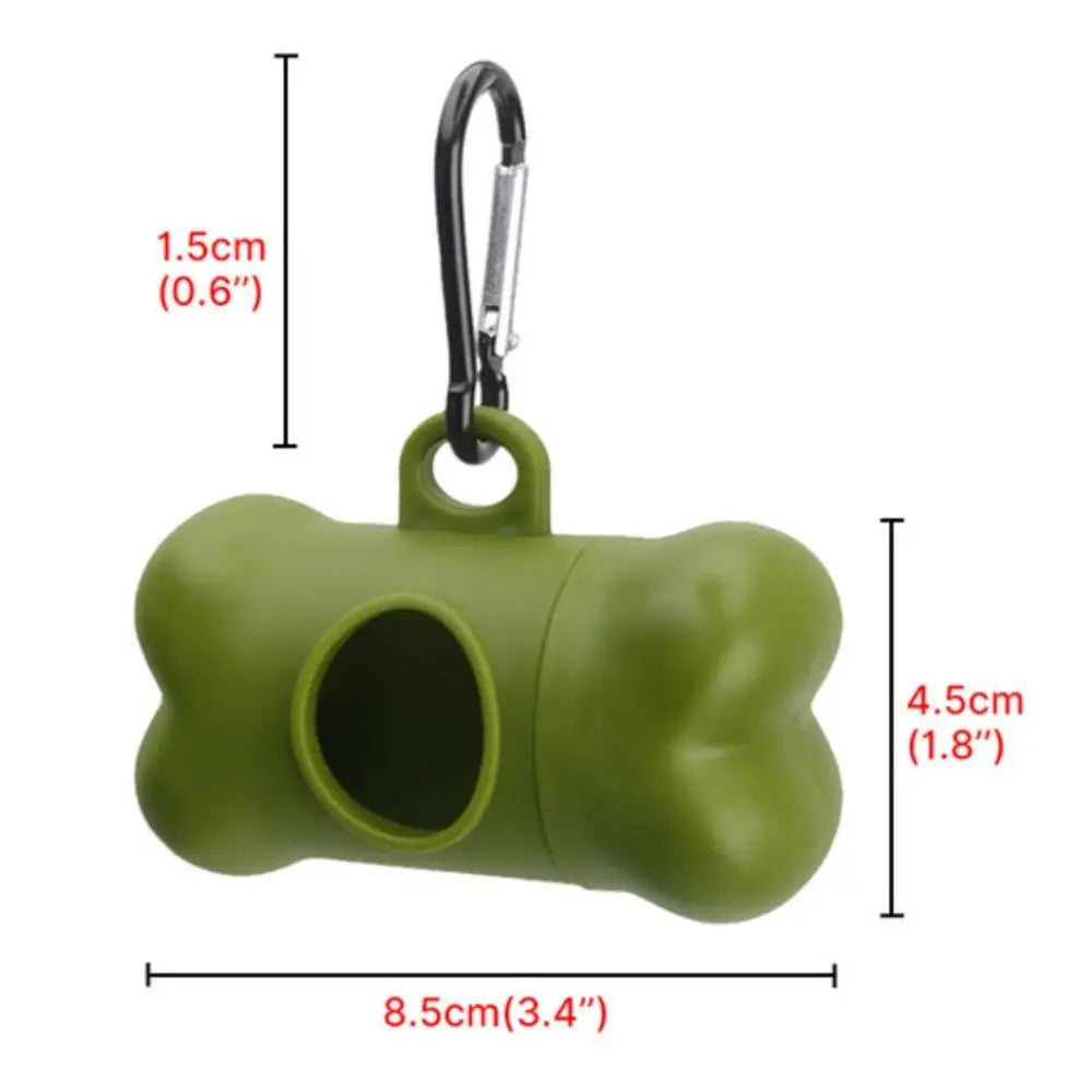 Waste Bag Dispenser for Dog Waste Carrier Green/Black