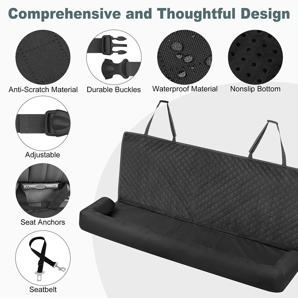 Large Dog Carrier Bag Travel Car Seat Cover Waterproof Protector Mat Safety Hammock Pet Carrying For Cats Dogs Transporting