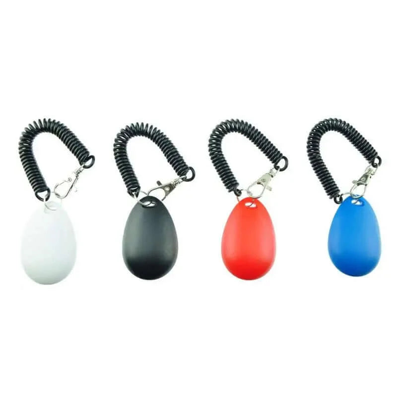 3PCS Dog Training Clicker Pet Cat Plastic New Dogs Click Trainer Aid Tools Adjustable Wrist Strap Sound Key Chain Dog Supplies