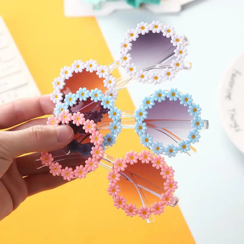 Pet Dog Sunglasses Headband Set Sun Flower Glasses for Maltese  Poodle Yorkshire for Small Dogs Cat Accessories
