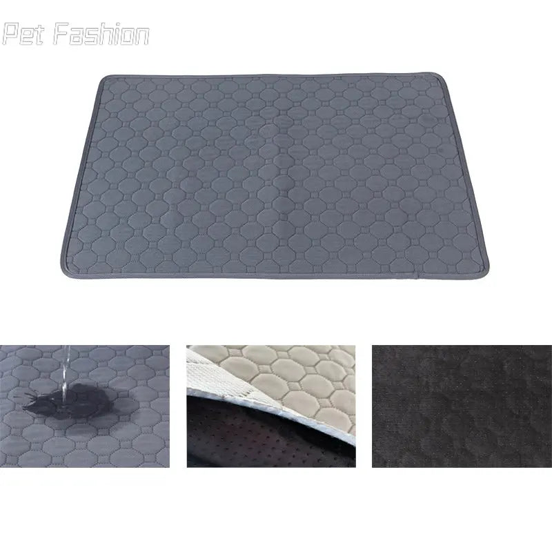Dog Training Pad Washable Pet Pee Mat Super Absorbent Non-Slip Puppy Crate Mat Reusable Incontinence Pads for Dogs Cats Rabbit
