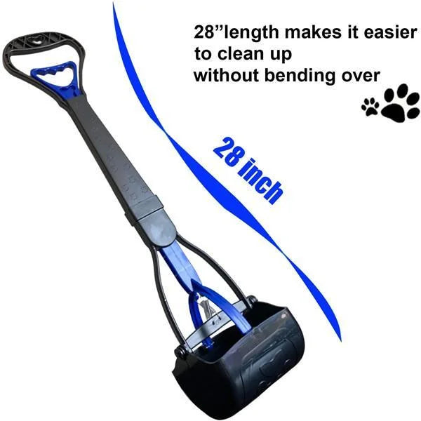 Pet Dog Long Handle Pet Pooper Scooper Dog Cat Waste Picker Jaw Poop Scoop Pick Up Clean Waste Cleaning Tools