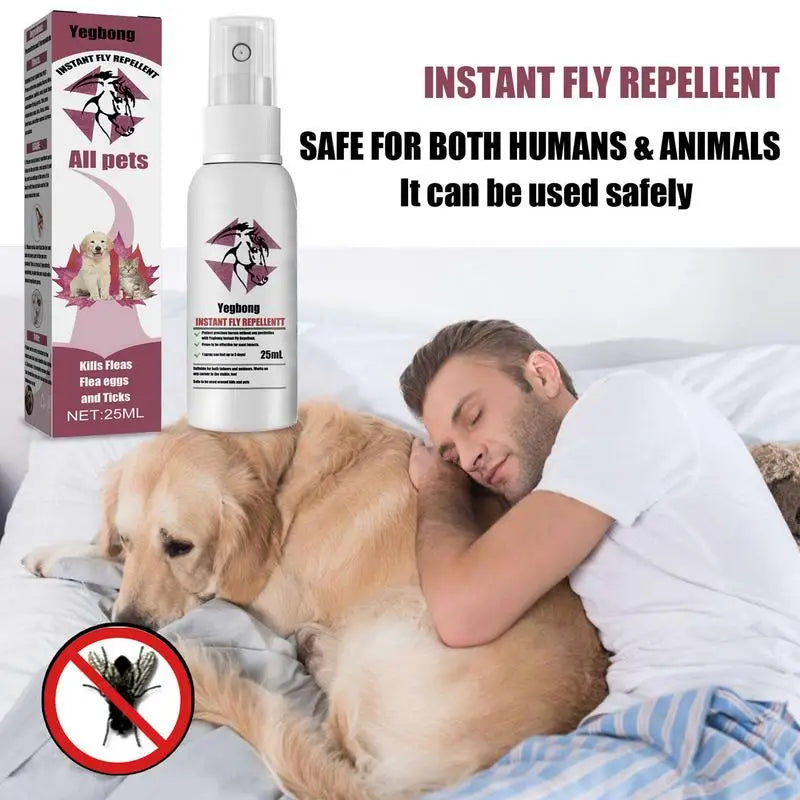 Pet Insect Repellent Spray Drive Away Fleas Lice Ticks Steriliza-tion Relieve Skin Itching Suitable For Deworming Cats And Dogs