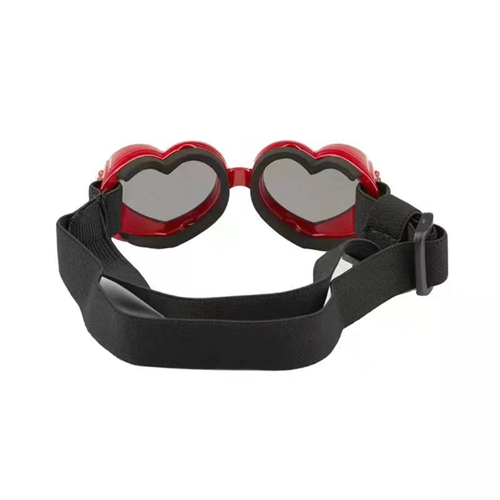 Outdoor Travel Pet Sunglasses for Small Medium Dogs Cats Adjustable Animal Dog Love Glass Yorkshire Glasses mascotas Accessories