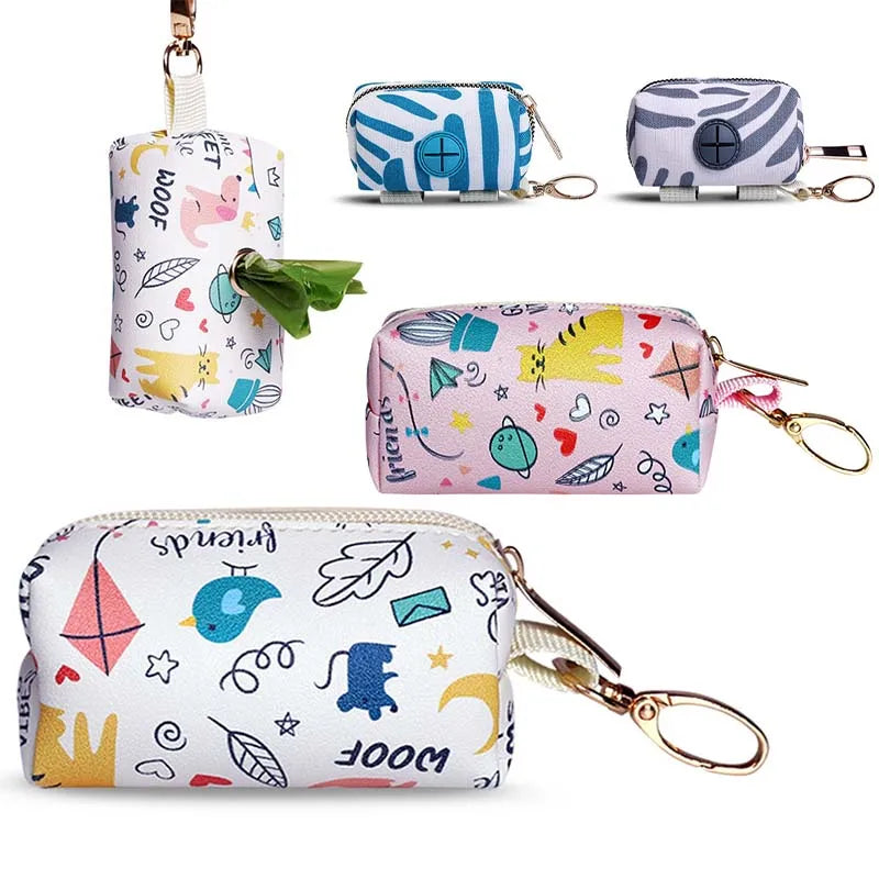 Portable Dog Poop Bag Dispenser Walking Outdoor Poop Bag Holder Dog Toilet Bag Pet Garbage Bags Pets Products For Dog Supplies