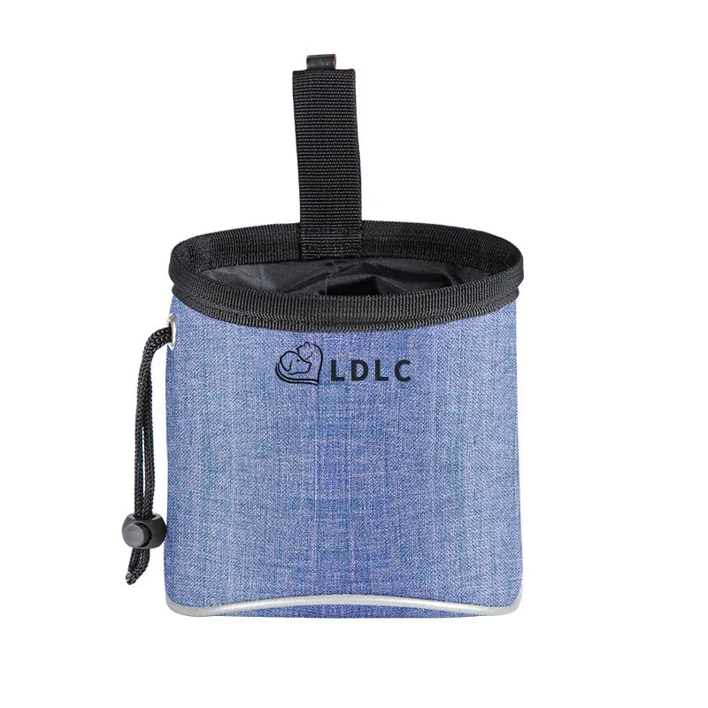 Portable Dog Training Treat Bag Reflective Puppy Snack Reward Waist Bag Pet Feed Pocket Walking Snack Pouch Detachable Supplies