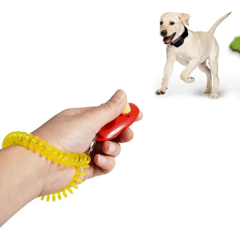 3PCS Dog Training Clicker Pet Cat Plastic New Dogs Click Trainer Aid Tools Adjustable Wrist Strap Sound Key Chain Dog Supplies