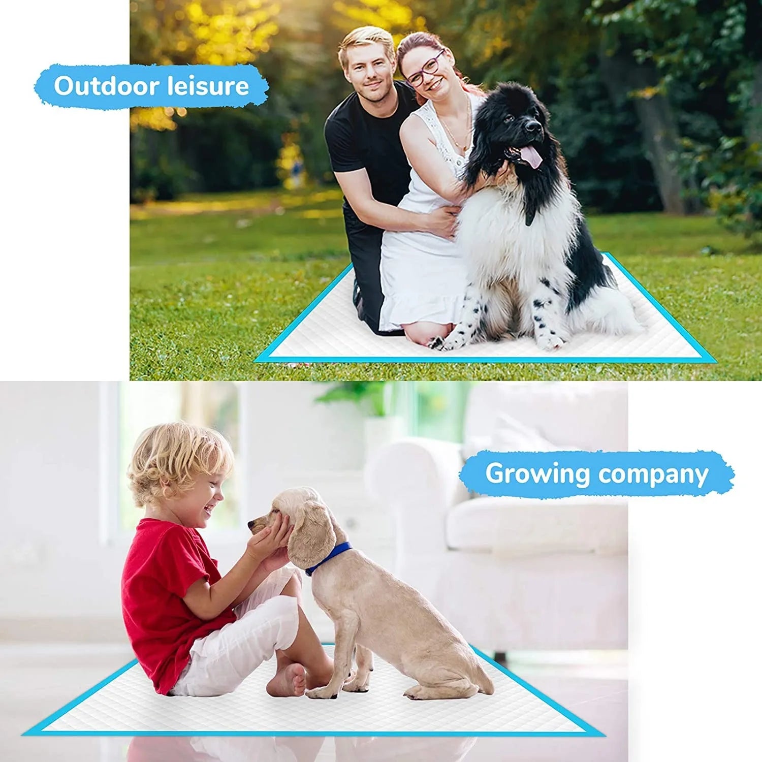 Super Absorbent Pet Diaper Dog Training Pee Pads Disposable Healthy Nappy Mat diapers Quick-dry Surface Mat