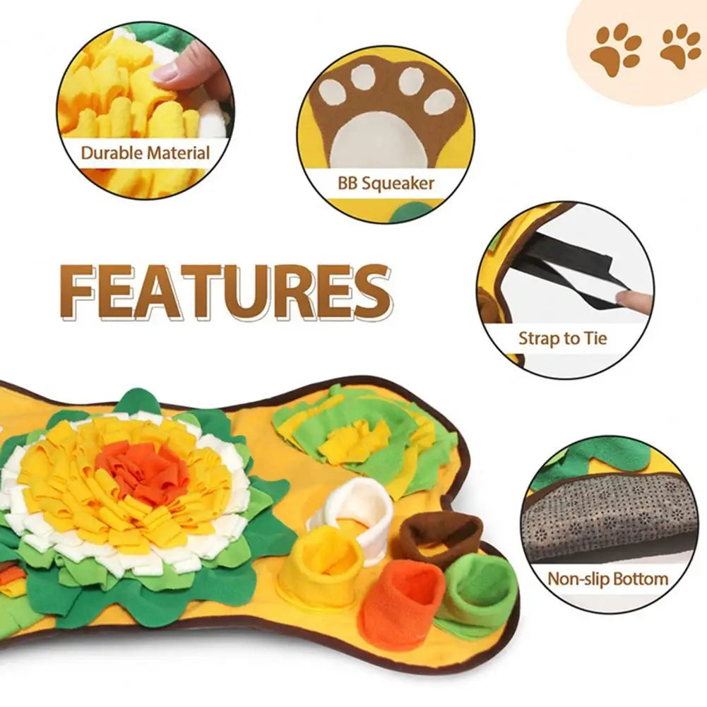 Dog Smelling Mat Relieve Stress Dog Snuffle Mat Soft Pet Mat Alleviate Tension And Anxiety Pet Sniffing Pad Pet Accessories