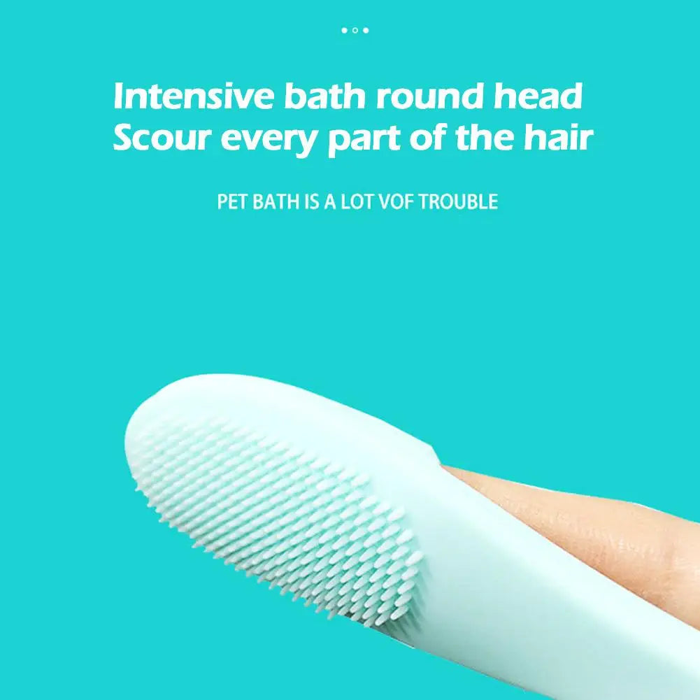 Soft Pet Finger Toothbrush Clean Nose Blackhead Acne Tear Stains Cat Acne Brush Silicone Dog Cat Wool Brush Dog Accessories