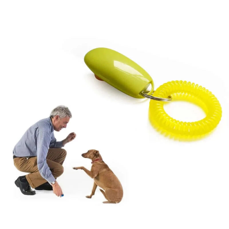 3PCS Dog Training Clicker Pet Cat Plastic New Dogs Click Trainer Aid Tools Adjustable Wrist Strap Sound Key Chain Dog Supplies