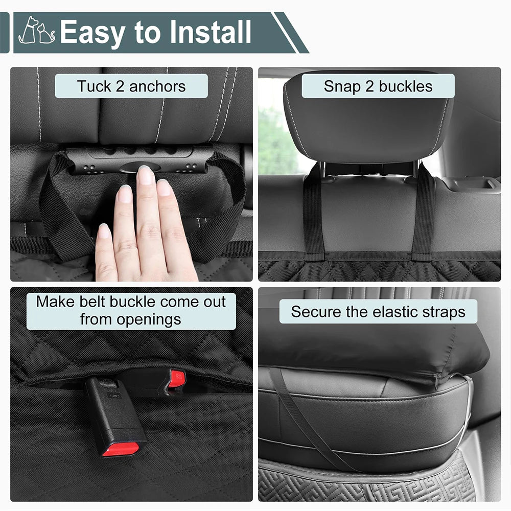 Large Dog Carrier Bag Travel Car Seat Cover Waterproof Protector Mat Safety Hammock Pet Carrying For Cats Dogs Transporting