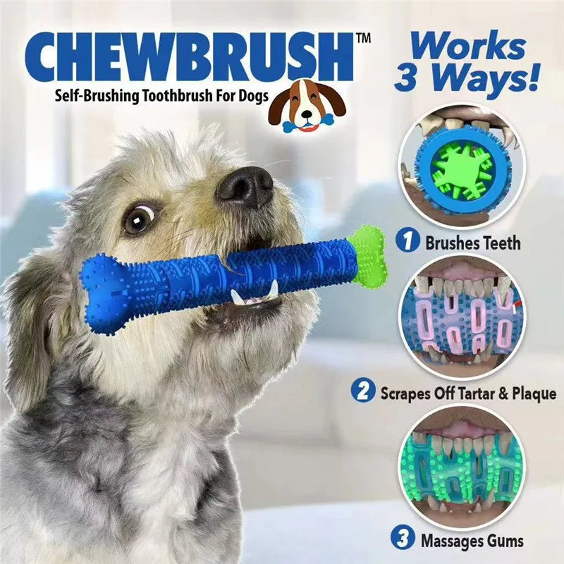 Toy Dog Toy Dog Chew Toys Dog Toothbrush Pet Molar Tooth Cleaning Brushing Stick Doggy Puppy Dental Care Dog Pet Supplies dogs