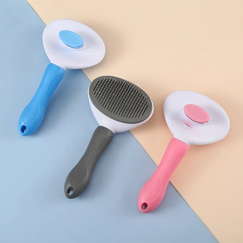 Pet Comb Needle Comb Dog Cat Hair Removal Floating Hair Beauty Skin Care Pet Dog Cleaning Brush Supplies Stainless Steel