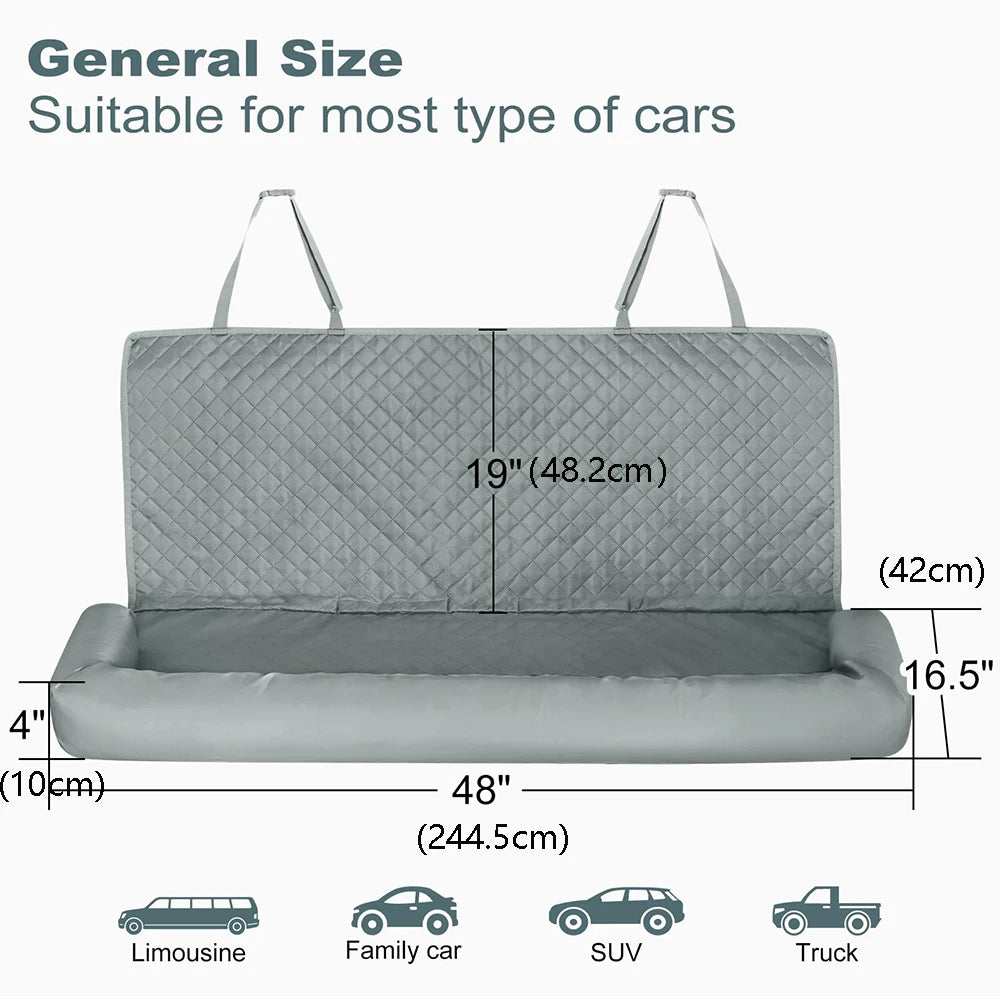 Large Dog Carrier Bag Travel Car Seat Cover Waterproof Protector Mat Safety Hammock Pet Carrying For Cats Dogs Transporting