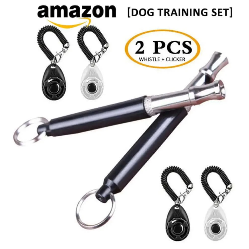 1 Piece Pet Cat Dog Training Clicker Pet Obedient Whistle Adjustable Wrist Strap Sound Key Chain
