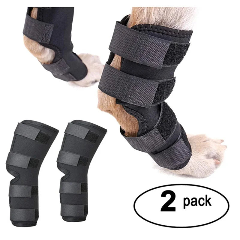 Pet Dog Bandages Dog Injurie Leg Knee Brace Strap Protection For Dogs Joint Bandage Wrap Doggy Medical Supplies