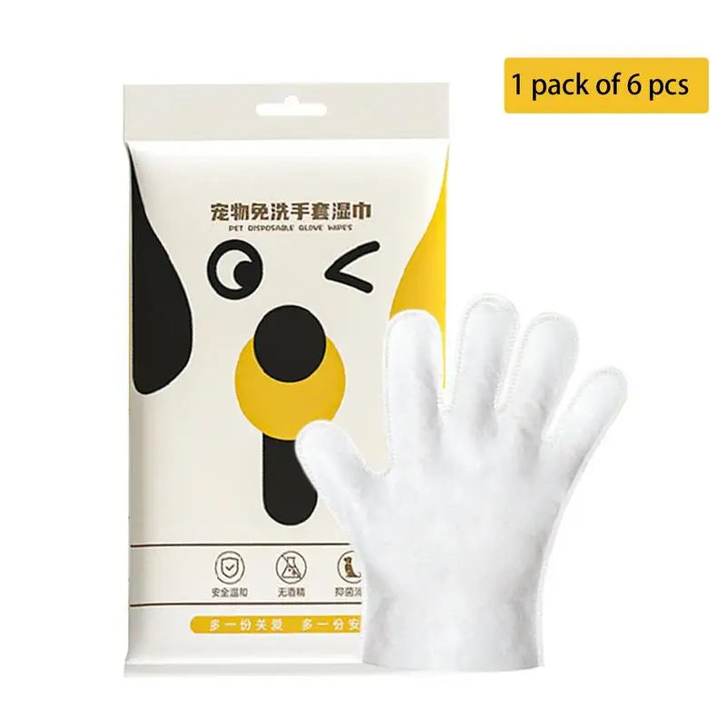 No Rinse Pet Wipes Grooming Cat Wipes With No Water Needed Shampoo Free Deodorizing Mitts Pet Supplies For Eye Ear Bums Paws