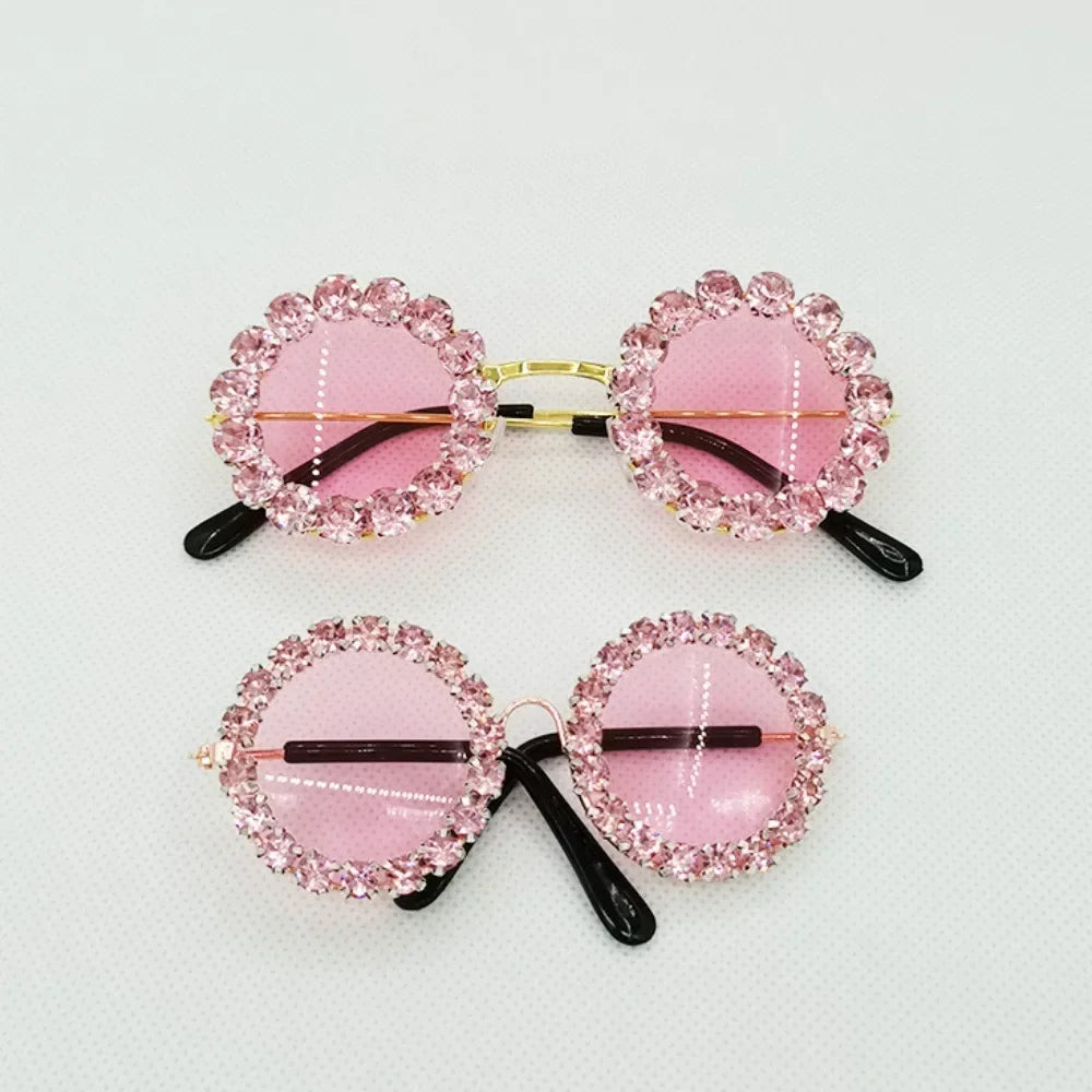 Pet Dog Glasses Rhinestone Sunglasses Cat Photography Decoration Fashion Sunglasses Accessories Pet Products Puppy Sunglasses